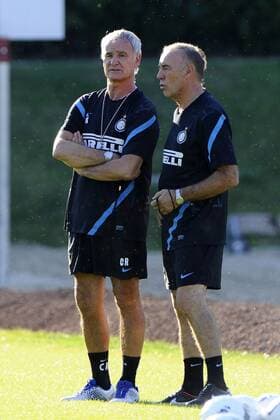 Appiano Gentile (Como) 22 09 2011 - Training Inter Mailand: Claudio Ranieri-Paolo Benetti 