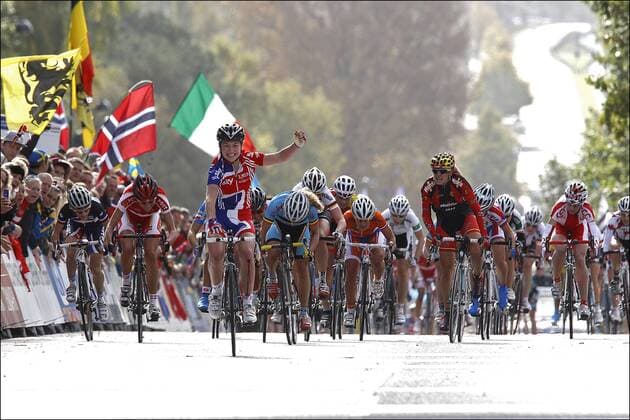 Lucy Garner (GBR) World Championships Junior Women 2011, Championnat du monde sur route UCI - 23.09.2011 - xPhotoNewsx  o0 totale Ziel Sieg, Sieger Weltmeister