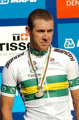 World Championships 2011. Elite; Matthew Harley Goss (AUSTRALIEN Htc - High Road) holt Silber, Rudersdal  o0 Siegerehrung