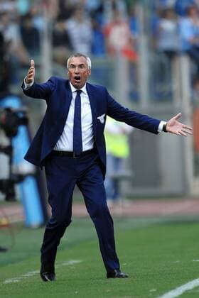 L allenatore della Lazio Edoardo REJA Roma 25 9 2011 Stadio Olimpico Football Calcio Serie A 2011 2012 Lazio Vs Palermo andreaxstaccioli