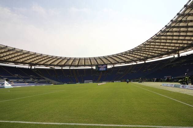 A general view of the stadium, before the Serie A Lazio Rom, played in the Stadio Olimpico Rome. xEmanuelexPennacchiox  ActionPlus11210925 o0 SportstÃ¤tte, Stadion, Totale