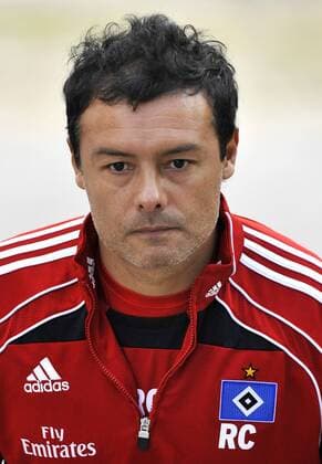 Rodolfo Esteban Cardoso (Interimscoach). Nachmittagstraining beim HSV. Hamburg 26.09.2011.