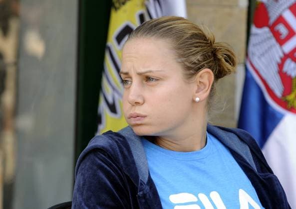 TENNIS - JELENA DOKIC, Australian tennis player, in Belgrade, Serbia, at press conference. Belgrade, 27.09.2011. photo:N.Parausic NebojsaxParausic 