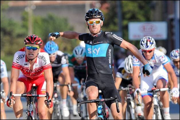 CHRISTOFER SUTTON TEAM SKY WINNER OF THE SECOND STAGE IN POPERINGE Tour de Wallonie picarde - Franco-belge 2011 PHOTONEWS PANORAMIC 
