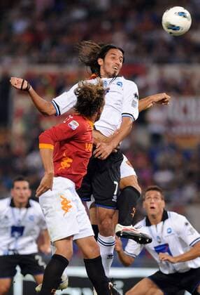 ezequiel schelotto (atalanta) Roma 01-10-2011 Stadio Olimpico Serie A 2011-2012 AS Rom vs Atalanta Bergamo massimoxoliva