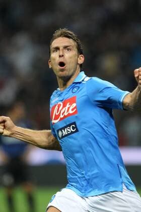Hugo Campagnaro Napoli Celebration - 01 10 2011 Serie A 2011 2012 Inter Mailand vs SSC Neapel -