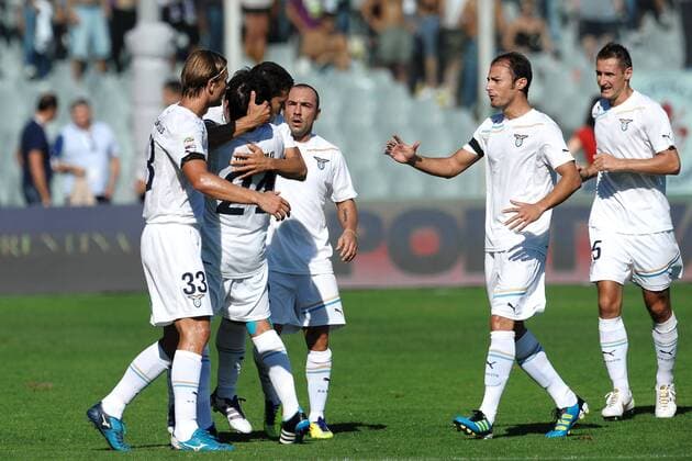 HERNANES Lazio celebration - 02 10 2011 Serie A 2011 2012 ACF Fiorentina vs. Lazio Rom - andreaxstaccioli