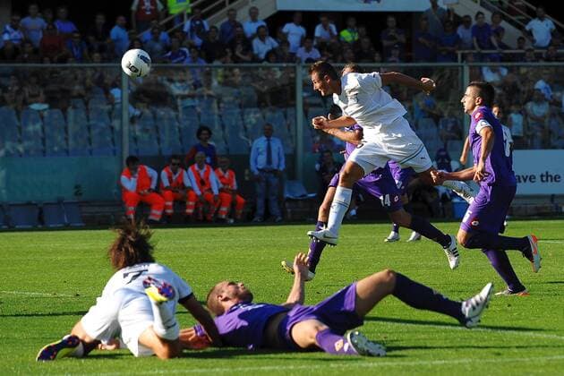 Tor durch Miroslav KLOSE Lazio - 02 10 2011 Serie A 2011 2012 ACF Fiorentina vs. Lazio Rom - andreaxstaccioli