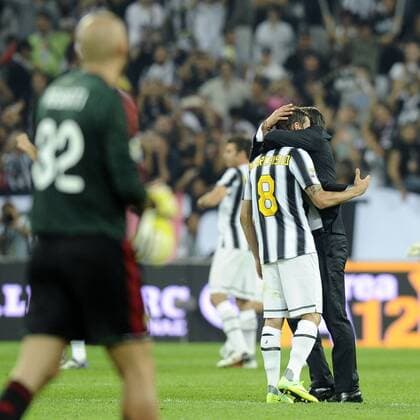 Serie A, Juventus Turin - AC Mailand, Antonio Conte-Claudio Marchisio 