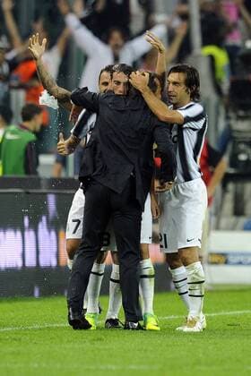 Serie A, Juventus Turin - AC Mailand, Claudio Marchisio-Antonio Conte 