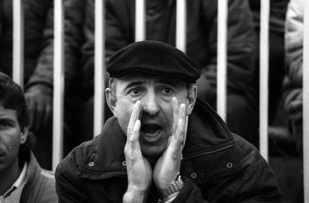 Fußball, Trainerhistorie FC 08 Homburg von 1957 bis heute Trainer Slobodan Cendic (FC 08 Homburg) gibt Anweisungen