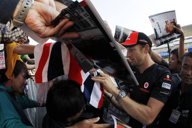 Motorsports: FIA Formula One World Championship 2011, Grand Prix of Japan, 04 Jenson Button (GBR, Vodafone McLaren Mercedes), xHOCHxZWEIx