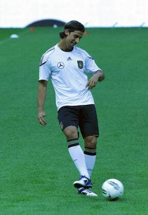 Fussball, Herren, 06.10.2011, Istanbul, DFB Team Training, Sami Khedira,