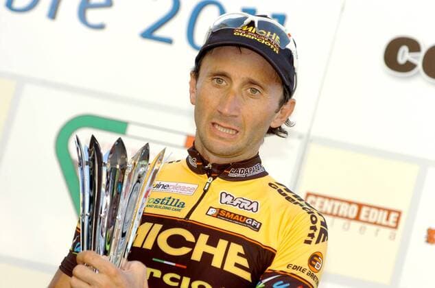 2011, Coppa Sabatini, Miche 2011, Davide Rebellin, Peccioli  o0 Siegerehrung Objekte Pokal Trophäe