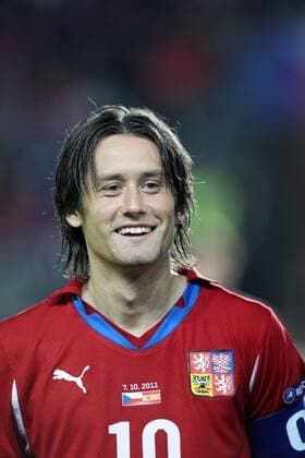 FUSSBALL: Nationalmannschaft Tschechien, Prag, 07.10.2011 Tomas ROSICKY (CZE) Euro