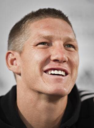 Düsseldorf, 09.10.2011, Pressekonferenz Bastian Schweinsteiger (Deutschland) mm