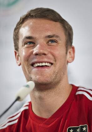 Düsseldorf, 09.10.2011, Pressekonferenz Torwart Manuel Neuer (Deutschland) mm