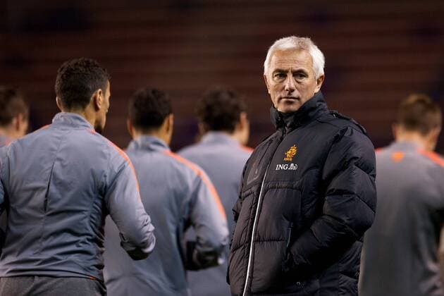 coach Bert van Marwijk of Holland Karel Delvoye xVIxxIVx 401962