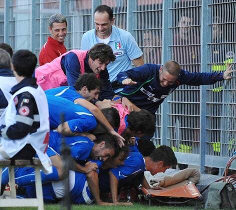 Rieti - EM Quali U21 U 21 ITA vs TUR: Mattia Destro 