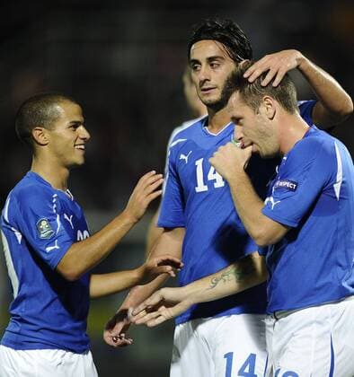 Pescara, Italien - Nordirland, Antonio Cassano 