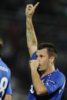 Pescara, Italien - Nordirland, Antonio Cassano 