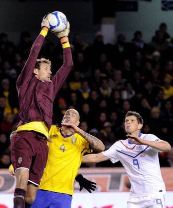 Stockholm - Solna, Schweden - Holland, Andreas Isaksson 