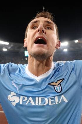 Esultanza Miroslav KLOSE a fine partita Celebration Lazio Roma vs AS Roma Serie A andreaxstaccioli