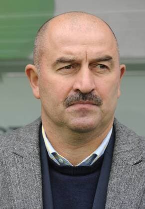 ITAR-TASS: MOSCOW REGION, RUSSIA. OCTOBER 16, 2011.Terekâ€™s head coach Stanislav Cherchesov seen during a 2011 2012 season Russian Premier League Round 27 match against FC CSKA Moscow at the Arena Khimki Stadium. The game ended in a 2:2 draw.  RE0F0127