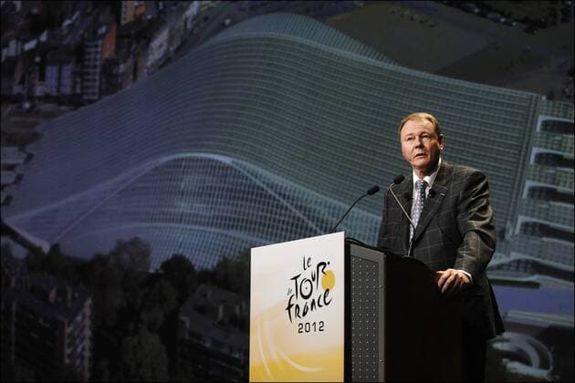 Andre Gilles ( President du College provincial de Liege ) Präsentation der Tour de France 2012 - Palais des Congres de Paris - 18.10.2011 - xPhotoNewsx 