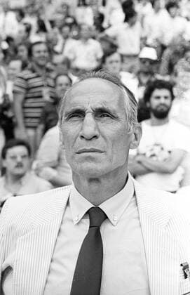Nationaltrainer Enzo Bearzot (Italien) Porträt Trainer