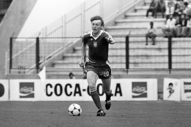 Zbigniew Boniek (Polen) Freisteller Einzelbild Aktion
