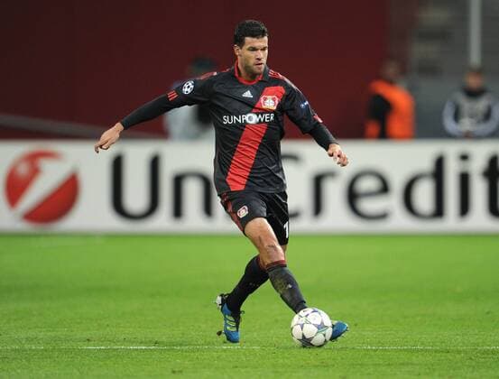 19-10-2011, Fussball, Saison 2011-2012, UEFA Champions League, Vorrunde, 3. Spieltag, BAYER 04 LEVERKUSEN - FC VALENCIA 2-1 Michael Ballack (Bayer 04 Leverkusen)