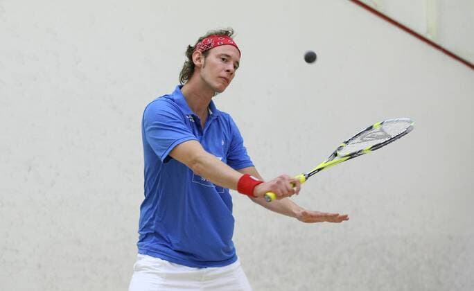 Squash Bundesliga SI Stuttgart 21.10.11 Insel Patrick Gässler ( Insel Stuttgart )