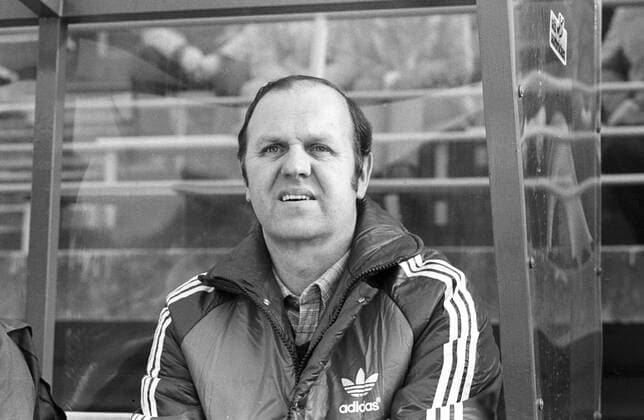 Trainer Erich Jordens (1. FC Saarbrücken) Aufnahmedatum geschätzt