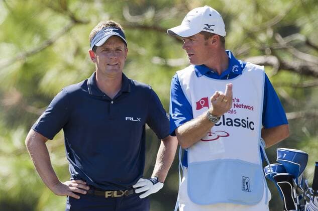 November 14, 2010: Luke Donald of England waits to tee off on the par 3 third during final round golf action of the Children s Miracle Network Hospitals Classic held at The Disney Golf Resort in Lake Buena Vista, FL. PGA Golf Herren 2011: Childrens Miracle Network Hospitals Classic OCT 23 - ZUMAcg2