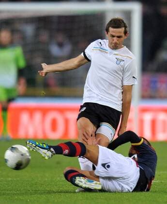 Senad LULIC (Lazio), Federico CASARINI (Bologna), Bologna FC - Lazio Rom allexsabba