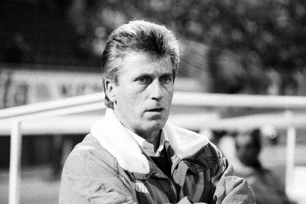 Fußball, Trainerhistorie, TeBe Berlin Trainer Willibert Kremer (Tennis Borussia Berlin) skeptisch Aufnahmedatum geschätzt