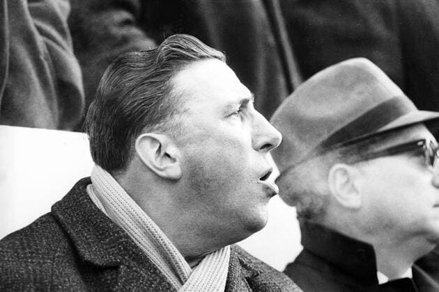Trainer Fritz Langner (1. FC Nürnberg, li.) enttäuscht Aufnahmedatum geschätzt
