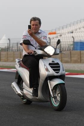 Motorsports: FIA Formula One World Championship 2011, Grand Prix of India, Norbert Haug (GER, Mercedes GP Petronas F1 Team), xHOCHxZWEIx