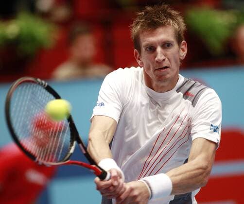 TENNIS - ATP, Erste Bank Open 2011 WIEN,AUSTRIA,27.OKT.11 - TENNIS - ATP Tennis Herren World Tour, Erste Bank Open. Bild zeigt Jarkko Nieminen (FIN). 