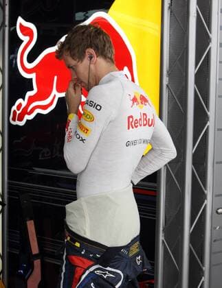 formula 1 GP, Indien Delhi Buddh International Circuit 29.10.11, Sebastian Vettel, Red Bull Racing,