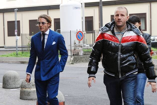 Lapo Elkann (Fiat) Krankenbesuch nach Antonio Cassanos (AC Mailand) Krankenhauseinlieferung  o0 people Wirtschaft Krankenbesuch Besuch