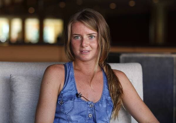Commonwealth Bank Tournament of Champions 2011, WTA Tennis Damen Tour, Damen Hallen Tennis Turnier in Bali ,Indonesien, Daniela Hantuchova (SVK),privat, Einzelbild,Portrait,Hochformat,privat,