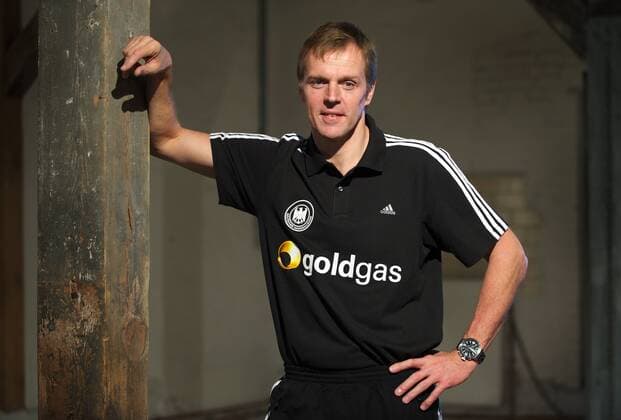 Handball Liebenberg 02.11.2011 Deutsche Handball Nationalmannschaft Martin Heuberger (GER) Bundestrainer