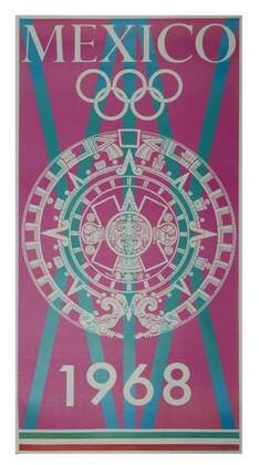 Olympic Games - Mexico 1968 Official Olympic Games Poster 