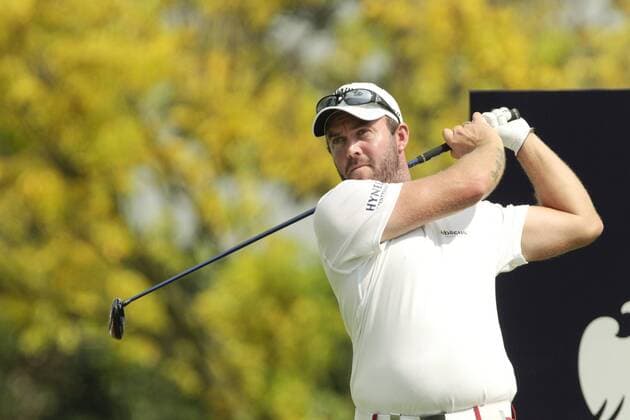 11.11.2011. Singapore. Christian Nilsson (SWE) tees off from hole 9 of the Serapong Course during Round 2 of the Barclays Singapore Open 2011, Sentosa Golf Club. xDanielxSweex  ActionPlus11219832 Content restricted for UK based newspaper