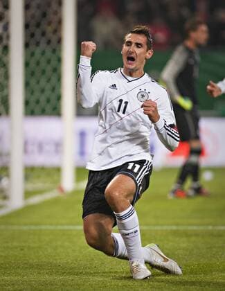 Hamburg, 15.11.2011, Länderspiel Torjubel: Miroslav Klose (Deutschland)