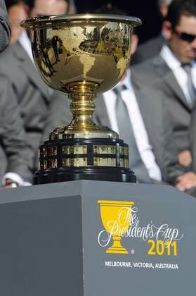16.11.2011, Melbourne Australia. The Presidents Cup at the Opening Ceremony. America verse the rest of the world except Europe played at the Royal Melbourne Golf Club. xPeterxBlakemanx  ActionPlus20111825 o0 President s