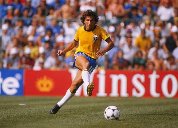 World Cup finals 1982 Brazil v Italy Zico - Brazil 