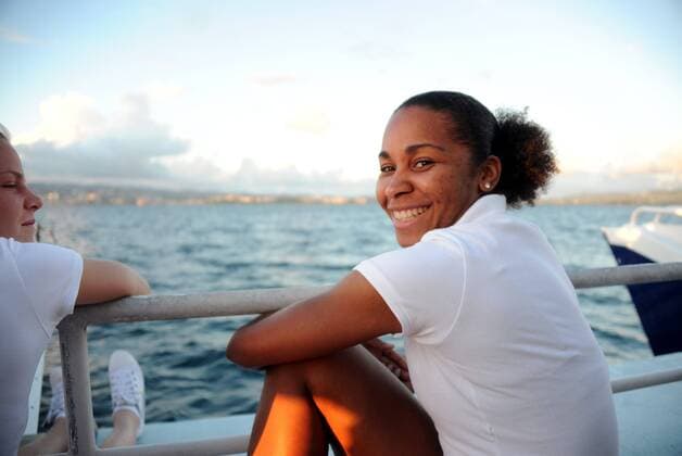 Laura GEORGES - Mannschaftsausflug Frankreich - Martinique Football : EDF - Bateaux - Feminines A - 18 11 2011 xAnthonyxBIBARDxFEPx 